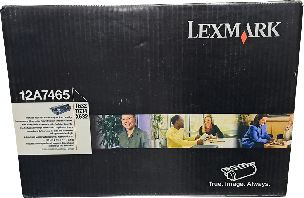 12A7465 Cartucho de tóner LEXMARK Negro Original (ÚLTIMAS SEIS PIEZAS)