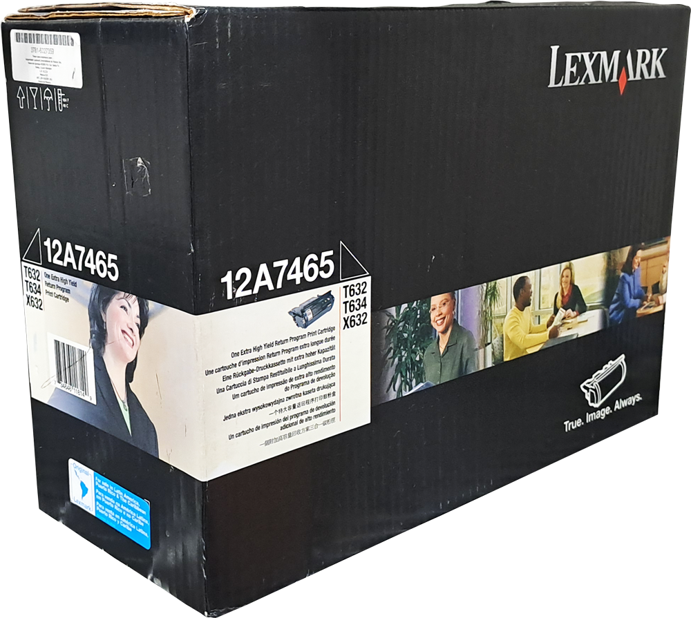 12A7465 Cartucho de tóner LEXMARK Negro Original (ÚLTIMAS SEIS PIEZAS)