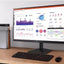 Monitor LCD LG 24MR400 de 24.0", Class Full HD y relación 16:9, color negro