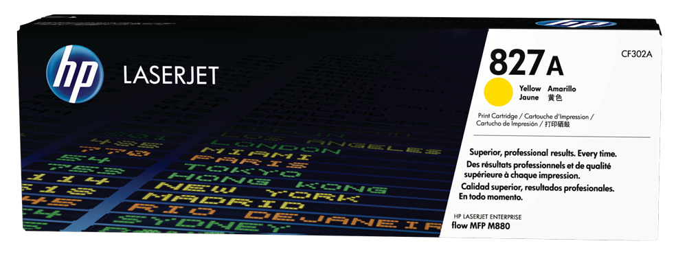 CF302A Tóner HP Laserjet 827A, Amarillo Original (ÚLTIMA PIEZA)