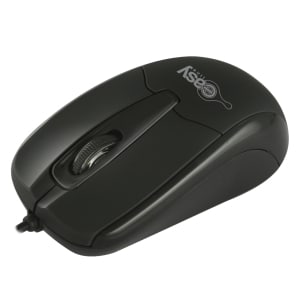 Mouse óptico 993377 Easy Line, Inalámbrico, Negro