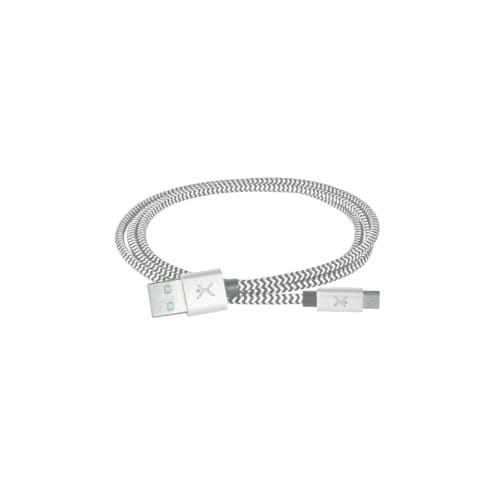 Cable de transferencia de Datos USB A - USB Micro, 1M, Blanco