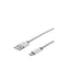 Cable de transferencia de Datos USB A - USB Micro, 1M, Blanco