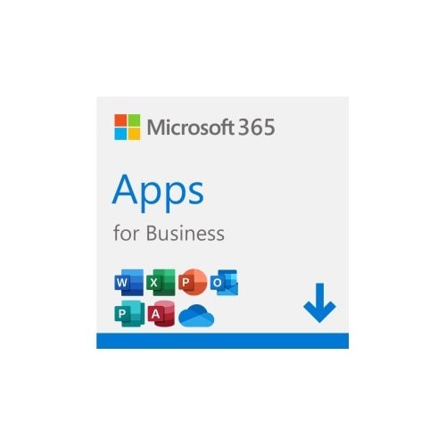 Microsoft 365 Aplicaciones para Negocios, versión descargable, 1 Usuario (5 dispositivos), Licencia de 1 año, Multilenguaje, Incluye Word, Excel, PowerPoint, Outlook, Producto para Empresas