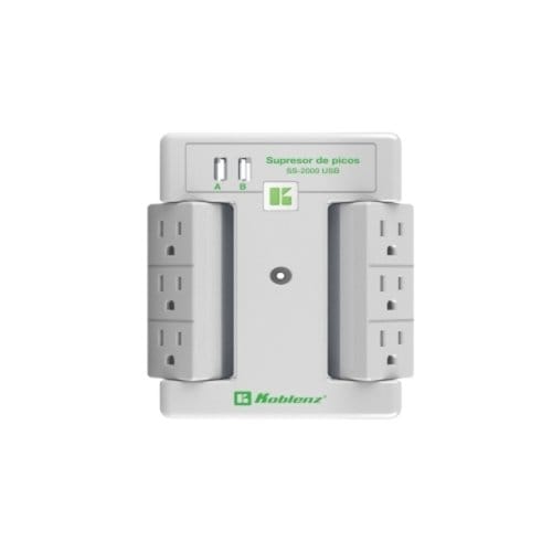 Supresor de picos, KOBLENZ, 120 VCA, 2000 J, SS-2000 USB