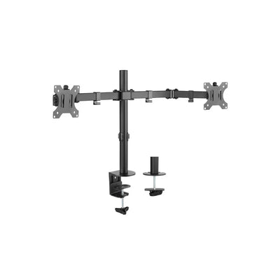 Soporte de 2 brazos con abrazadera para monitores de 13” a 32” Brobotix