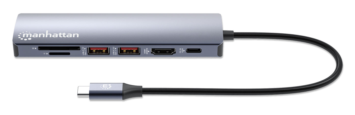 LM-Hub Manhattan USB-C Macho 2x USB-A 1x