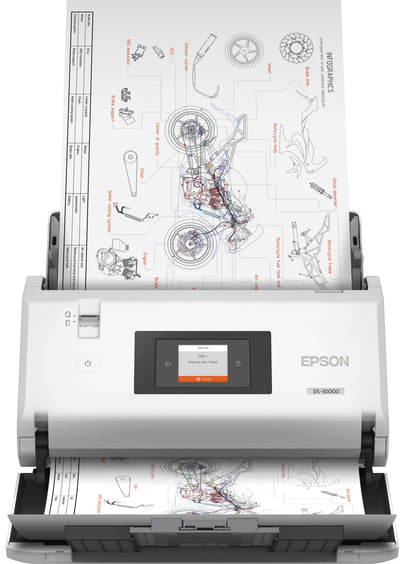 Epson ESCANER WORKFORCE DS-30000 600 600 DPI USB 3.0 70PPM/140IMP ADF 12 ESCANER WORKFORCE DS-30000 600 600 DPI USB 3.0 70PPM/140IMP ADF 12