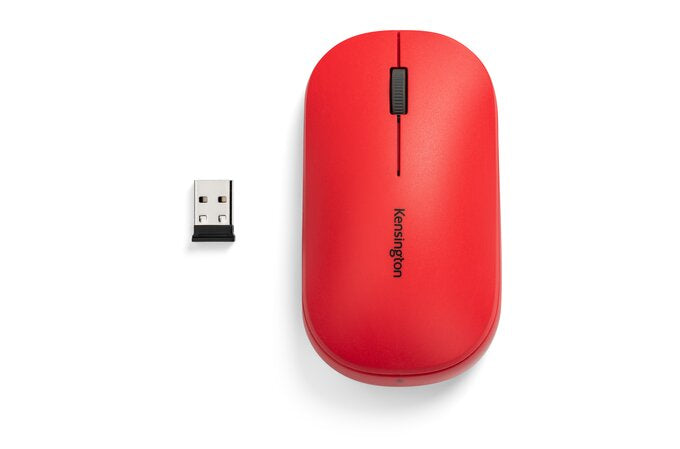 Mouse SureTrack Kensington, rojo, Inalámbrico