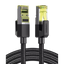 Cable Ethernet Cat7 F/FTP UGREEN 2m | Doble Blindaje | OFC 30AWG Cobre Libre Oxígeno | 10Gbps 600MHz | Malla Nylon 10K Ciclos | RJ45 Gold | Gaming NAS Rack | SKU 80423