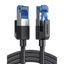 Cable Ethernet Cat8 CLASS F/FTP Redondo con Malla de Nylon 1 Metro (3.28 Pies)