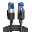 Cable Ethernet Cat8 CLASS F/FTP Redondo con Malla de Nylon 1 Metro (3.28 Pies)