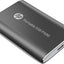 Unidad SSD Externo HP, P500 Black, 250 GB USB-C. 3.1 Gen 2