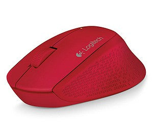 Ratón M280 Logitech, Inalámbrico, 1000DPI, USB, Rojo