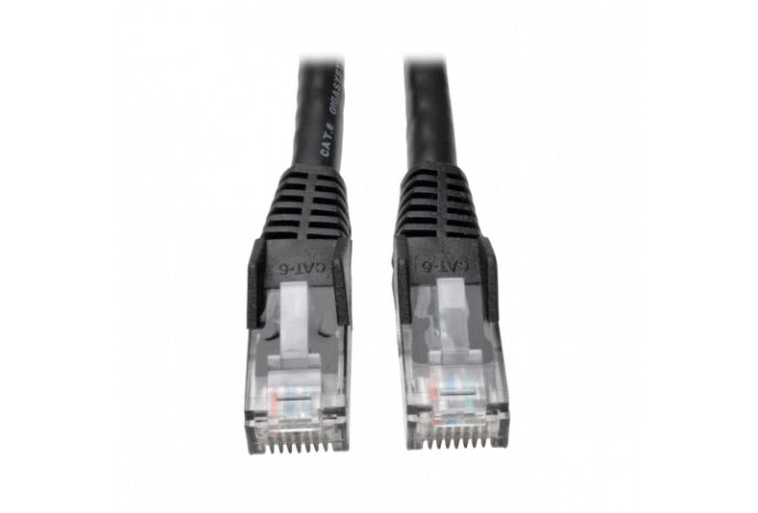 Cable Patch Tripp Lite N201-025-BK, Cat6 UTP Moldeado sin Enganches RJ-45 Macho - RJ-45 Macho, 7.6 Metros, Negro