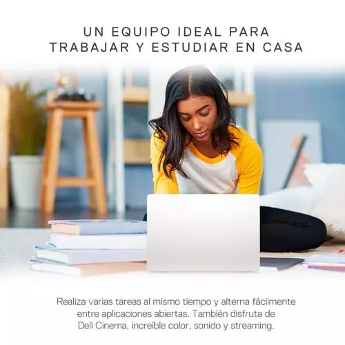 Laptop para Hogar Dell Inspiron 3000, AMD Ryzen 5 3450U, 8GB RAM, SSD 256GB, Windows 11 Home, 1 año de garantía