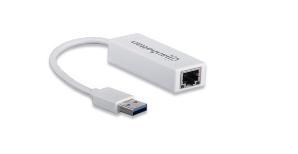 Adaptador de Red Manhattan USB a RJ45 Alámbrico, 1000 Mbit/s