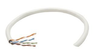 Bobina Intellinet CAT 5e, CCA, UTP, 305m, solida gris