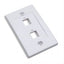 Tapa Intellinet (faceplate) con 2 puertos color blanco