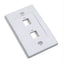 Tapa Intellinet (faceplate) con 2 puertos color blanco