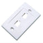 Tapa Intellinet (faceplate) con 2 puertos color blanco