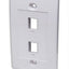 Tapa Intellinet (faceplate) con 2 puertos color blanco