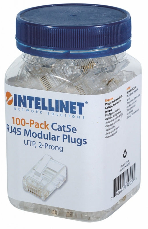 Plug RJ45 CAT5E Multifilar UTP Bote Intellinet