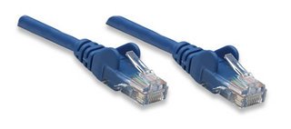 Cable de red Patch Categoría 5e RJ45 1.0 metros (3 pies) color azul