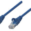 Cable de red Patch Categoría 5e RJ45 1.0 metros (3 pies) color azul