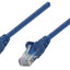 Cable de red Patch categoría 6 RJ45 de 1.0 metros (1 pie) color azul