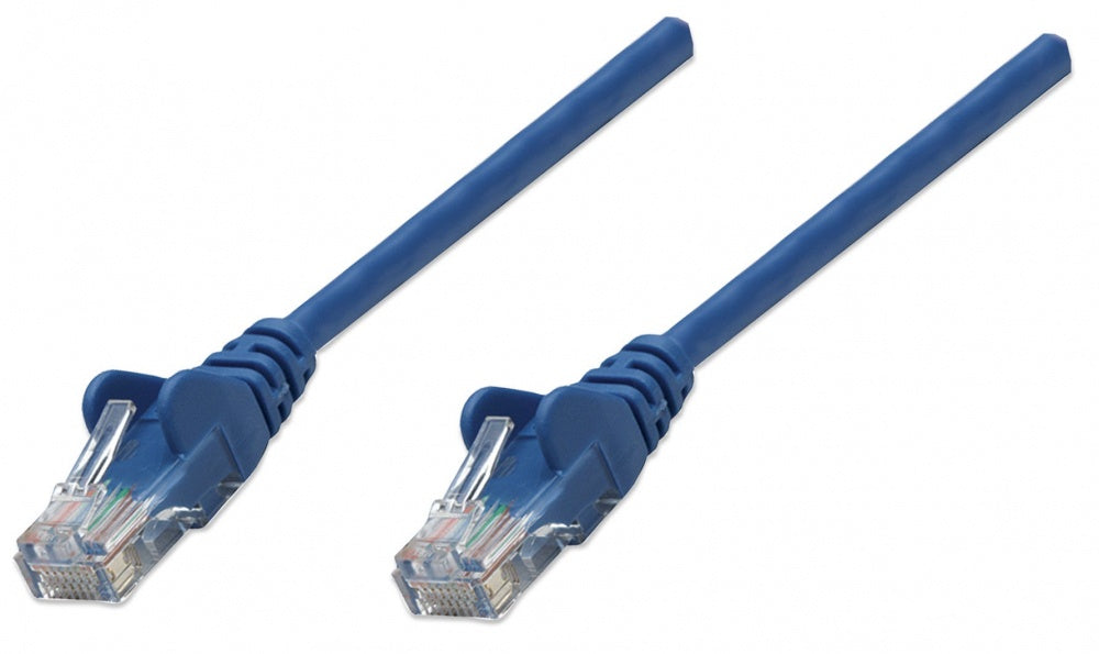 Cable de red Patch categoría 6 RJ45 de 1.0 metros (1 pie) color azul