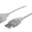 Cable USB 2.0 Tipo A a Tipo B Manhattan 336314 | 1.8 m | Para Impresora, Scanner y Hub USB | Blindado | Contactos Bañados en Oro | Plateado | Garantía 5 Años | SKU 336314