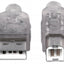 Cable Manhattan USB a-b v2.0 3.0m plata