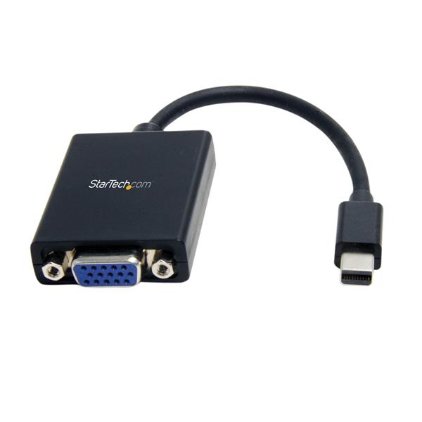 Adaptador Mini DisplayPort a VGA, Convertidor Activo de Mini DP a VGA, Video 1080p, con Certificación VESA, mDP, Cable for Monitor