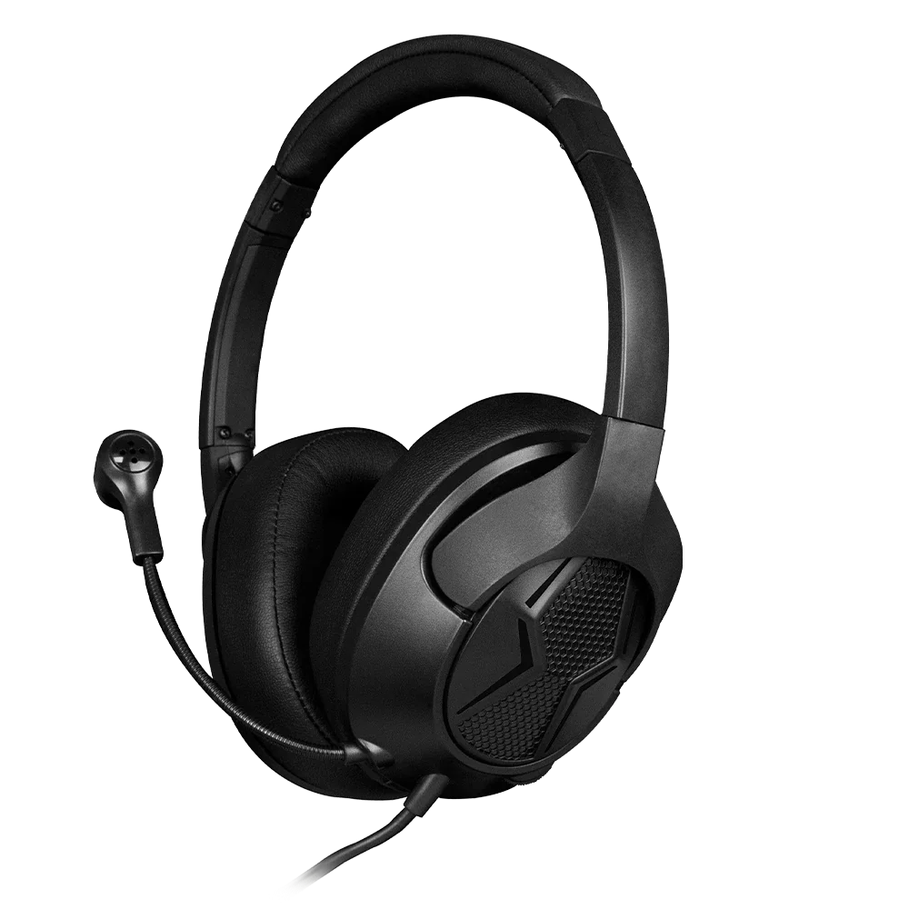 Diadema gamer Acteck, Alámbrica, Negro