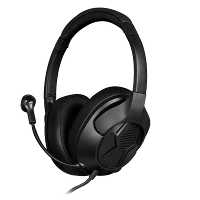 Diadema gamer Acteck, Alámbrica, Negro