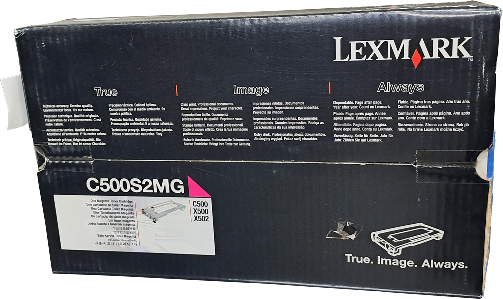 C500S2MG Cartucho de tóner LEXMARK Magenta Original (ÚLTIMA PIEZA)