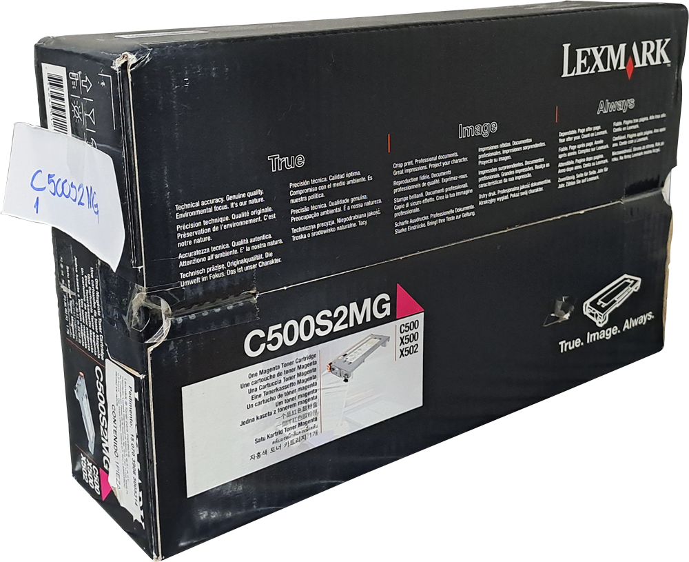 C500S2MG Cartucho de tóner LEXMARK Magenta Original (ÚLTIMA PIEZA)