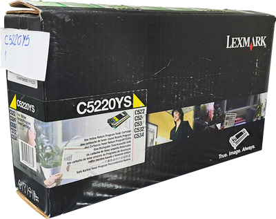 C5220YS Cartucho de tóner LEXMARK Amarillo Original (ÚLTIMA PIEZA)
