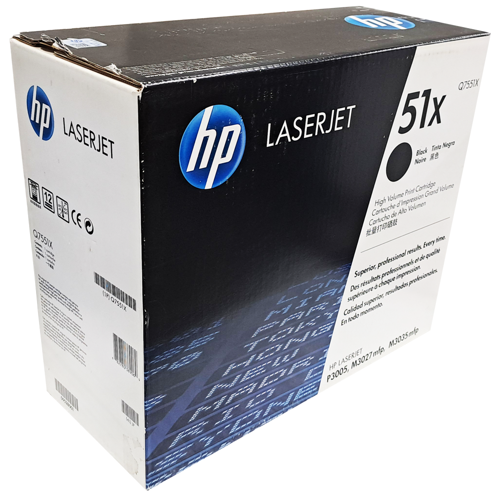 Q7551X Tóner HP Laserjet 51X,Negro Original (ÚLTIMA PIEZA)