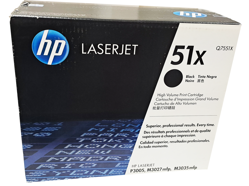 Q7551X Tóner HP Laserjet 51X,Negro Original (ÚLTIMA PIEZA)