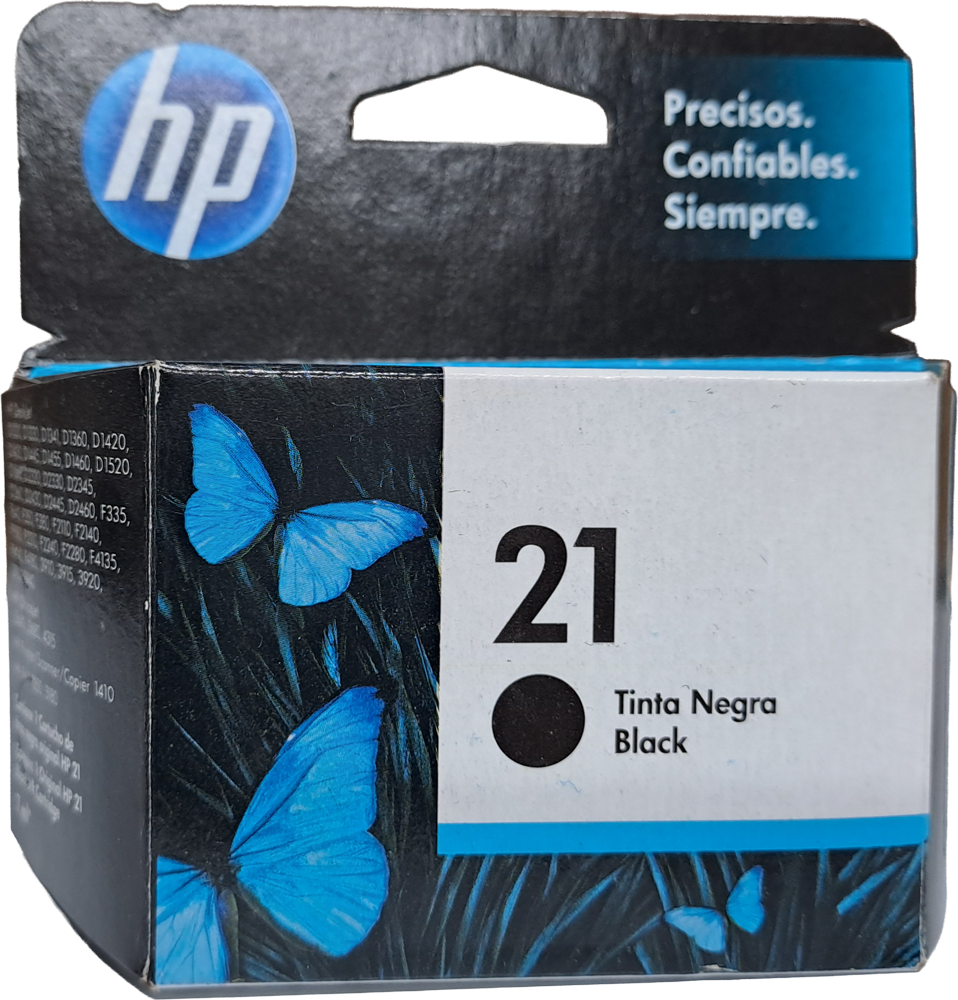 C9351AL Cartucho de Tinta HP 21, Negro, Original Fecha 05/2021
