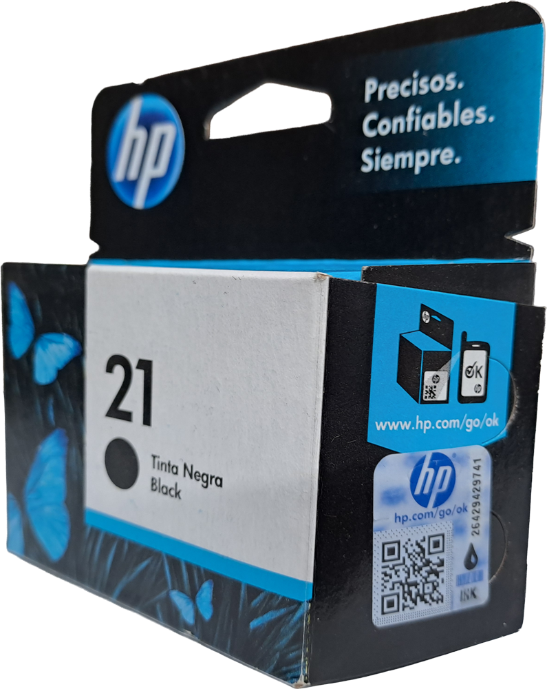 C9351AL Cartucho de Tinta HP 21, Negro, Original Fecha 05/2021