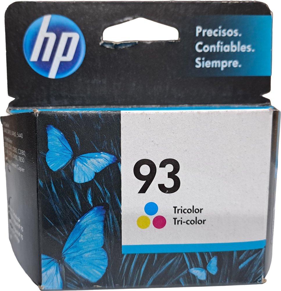 C9361WL Cartucho de Tinta HP 93, Tricolor, Original, Fecha 02/2020