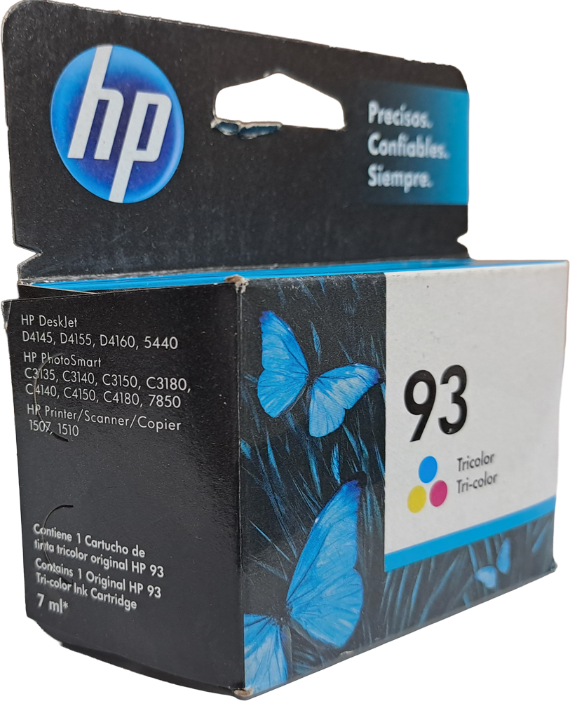 C9361WL Cartucho de Tinta HP 93, Tricolor, Original, Fecha 02/2020