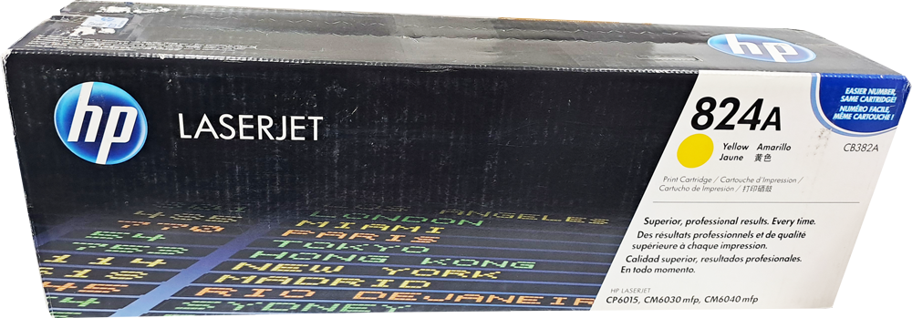 CB382A Tóner HP Laserjet 824A, Amarillo Original (ÚLTIMA PIEZA)