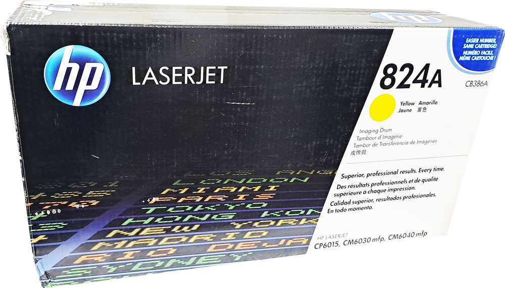 CB386A Toner HP Laserjet 824A, Amarillo Original (ÚLTIMAS SIETE PIEZAS)
