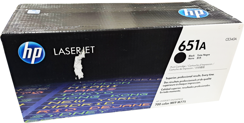 CE340A Tóner HP Laserjet 651A, Negro Original (ÚLTIMAS DOS PIEZAS)