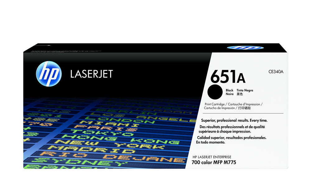 CE340A Tóner HP Laserjet 651A, Negro Original (ÚLTIMAS DOS PIEZAS)
