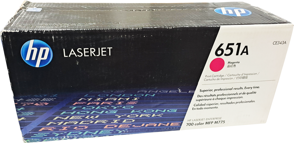 CE343A Tóner HP Laserjet 651A, Magenta Original (ÚLTIMA PIEZA)